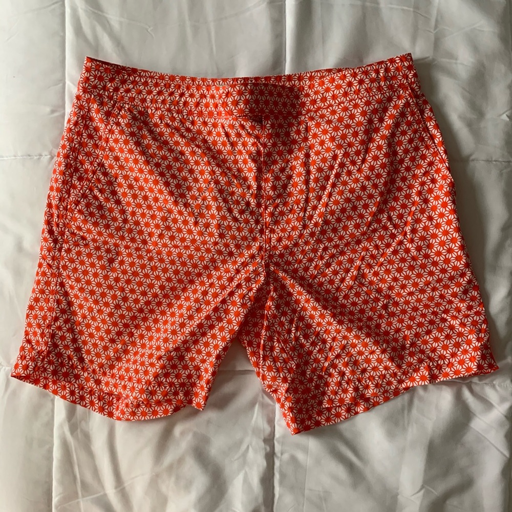 J. Crew orange patterned swimsuit